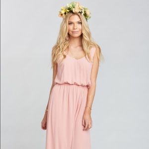 KENDALL MAXI DRESS ~ ROSEBUD CHIFFON